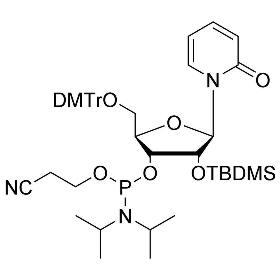 Pyridin-2-one Riboside CE-Phosphoramidite, 250 mg, ABI (10 mL / 20 mm Septum)